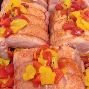 Rôti Orloff aux poivrons grillés - 1 kg